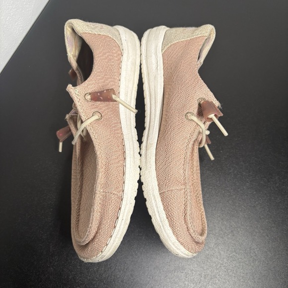 Hey Dude‎ WENDY Knit II Pink Salt Rose Slip On Shoes Loafer Women Size 7 - Picture 6 of 8